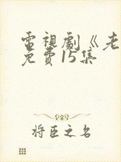 电视剧《老舅》免费15集