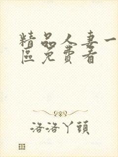 精品人妻一区二区免费看