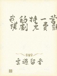 我的特一营 电视剧 免费观看