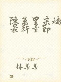 陈万里宋娇娇 最新章节封面