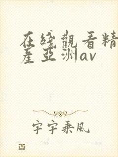 在线观看精品国产亚洲av