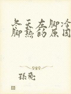 冬天左脚冷,右脚热的原因封面