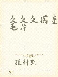 久久久国产精品毛片