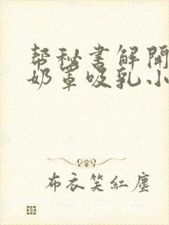 帮秘书解开蕾丝奶罩吸乳小说