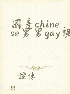 国产chinese男男gay视频网