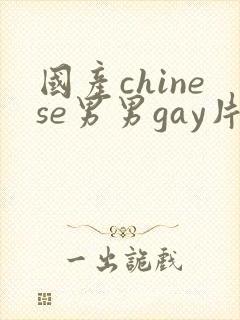 国产chinese男男gay片封面