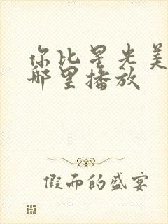 你比星光美丽在哪里播放