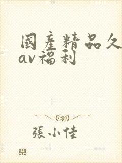 国产精品久久久av福利