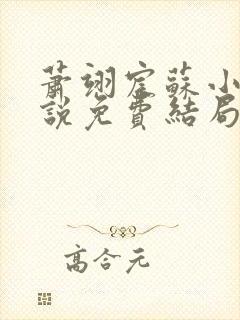 萧翊宸苏小小小说免费结局