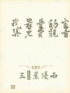 我最爱的家人全集免费观看电视剧