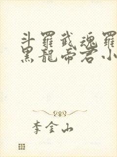斗罗武魂罗三炮黑龙帝君小说