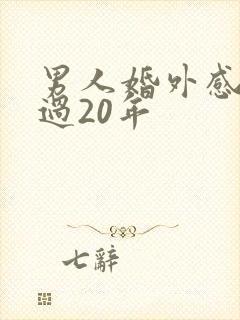 男人婚外感情超过20年封面