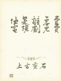 他是谁免费观看电视剧免费观看全集