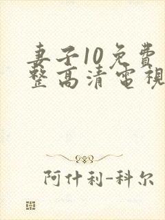 妻子10免费完整高清电视剧在线看封面