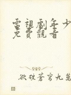 电视剧年少有为免费观看