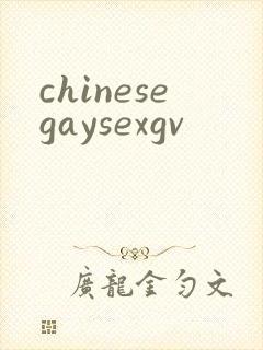 chinesegaysexgv封面