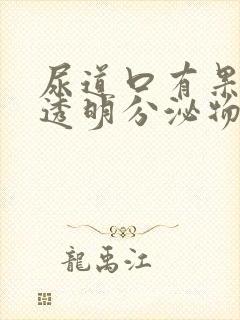 尿道口有果冻状透明分泌物