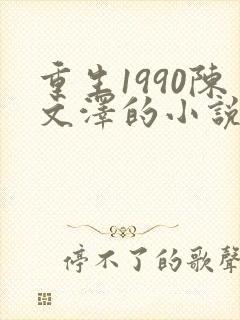 重生1990陈文泽的小说正版
