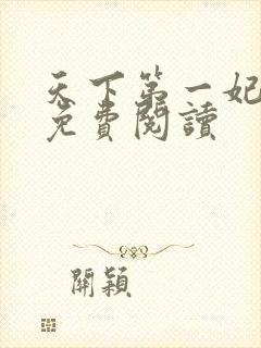 天下第一妃全文免费阅读