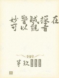 妙警贼探在哪里可以观看