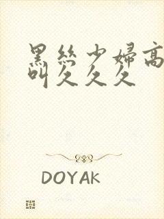 黑丝少妇高潮惨叫久久久封面