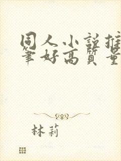 同人小说推荐文笔好高质量