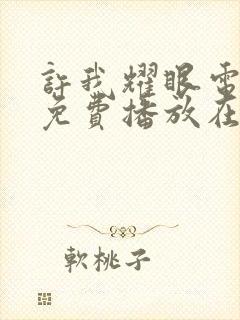 许我耀眼电视剧免费播放在线观看