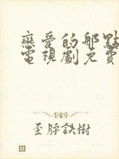 恋爱的那点事儿电视剧免费观看