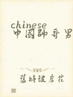 chinese中国帅哥男男gaygay网站