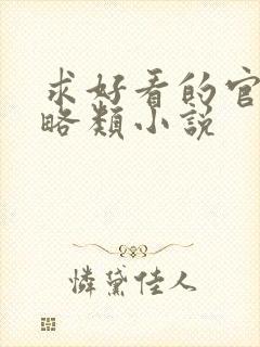 求好看的官场谋略类小说