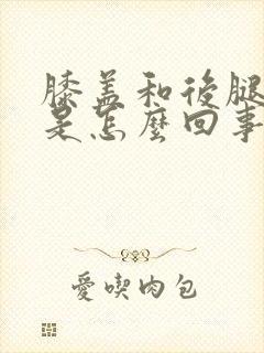 膝盖和后腿弯疼是怎么回事