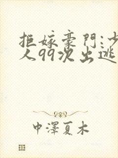 拒嫁豪门:少夫人99次出逃最新章节