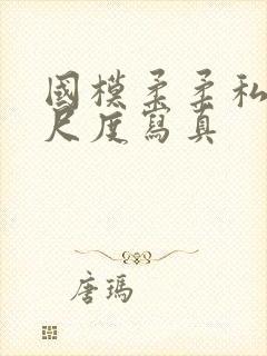 国模柔柔私拍大尺度写真封面