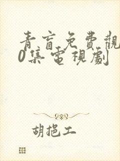 青盲免费观看50集电视剧