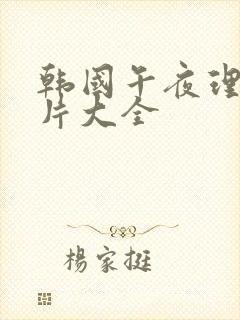 韩国午夜理伦影片大全