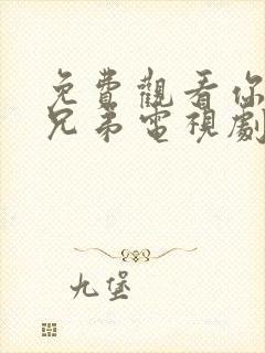 免费观看你是我兄弟电视剧封面