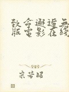 致命邂逅无删减版电影在线完整版