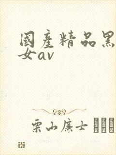 国产精品黑丝美女av封面