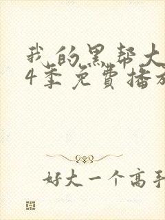 我的黑帮大佬第4季免费播放电视剧封面