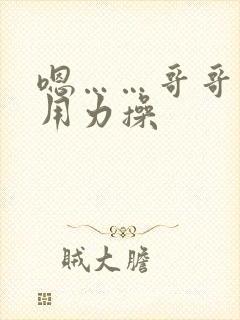 嗯……哥哥……用力操封面