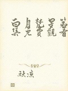 白月梵星第30集免费观看封面