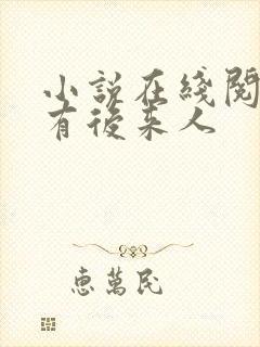 小说在线阅读还有后来人