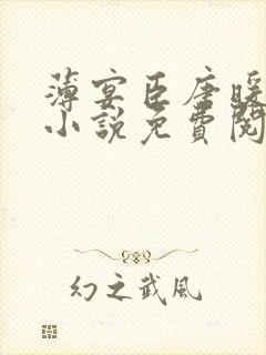 薄宴臣唐暖宁的小说免费阅读封面