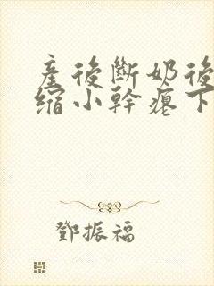 产后断奶后乳房缩小干瘪下垂怎么办