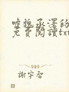 嘘魏承泽的小说免费阅读txt