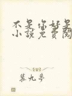 不是你好是我好小说免费阅读