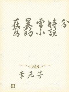 在暴雪时分是谁写的小说