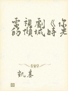 电视剧《你和我的倾城时光》封面