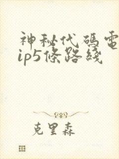 神秘代码电影vip5条路线