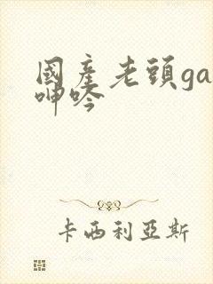 国产老头gay呻吟